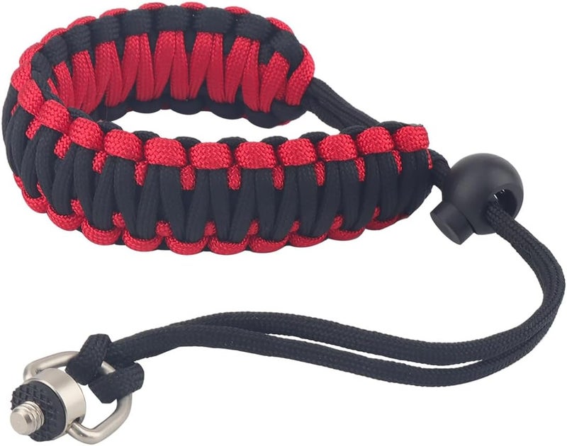 Rigdance Paracord Camera Wrist Strap Lanyard with Screw for Insta 360 X3, Ace Pro, DSLR Cameras, Selfie Sticks - Image 1